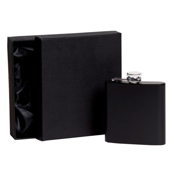 Flask with two part presentation box